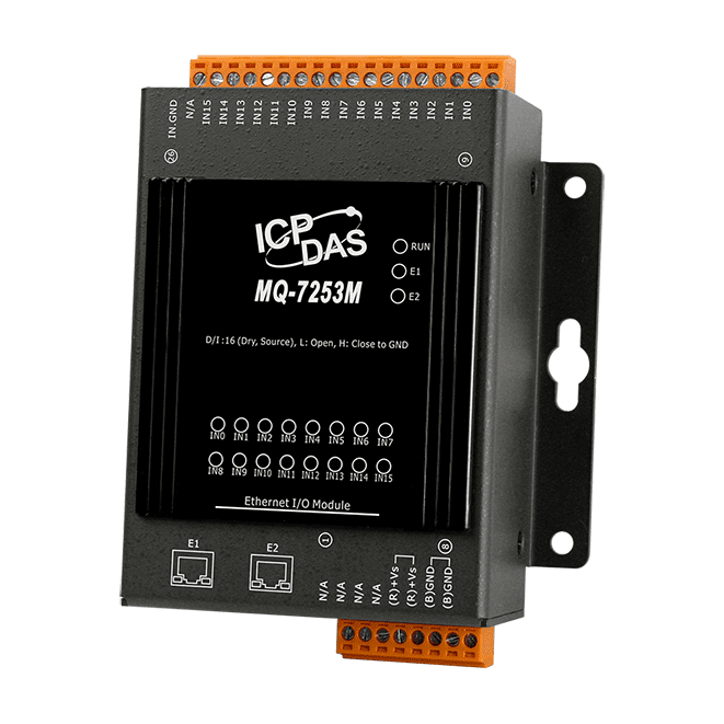 MQ-7253M MQTT I/O Module with 16-ch DI (dry contact)
