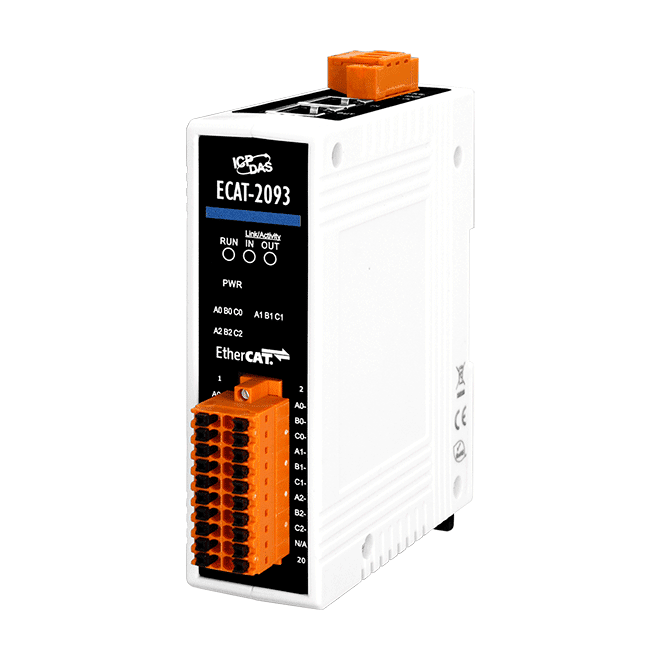 ECAT-2093 EtherCAT Three-Channel Incremental Encoder Counter