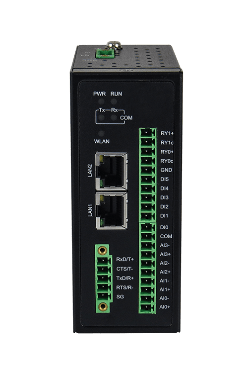 IO5202-TB-8 Industrial Remote IO with 8 x 16-bit Analog Inputs, 2x 10/100 LAN, 1x Serial Port (Terminal Block)