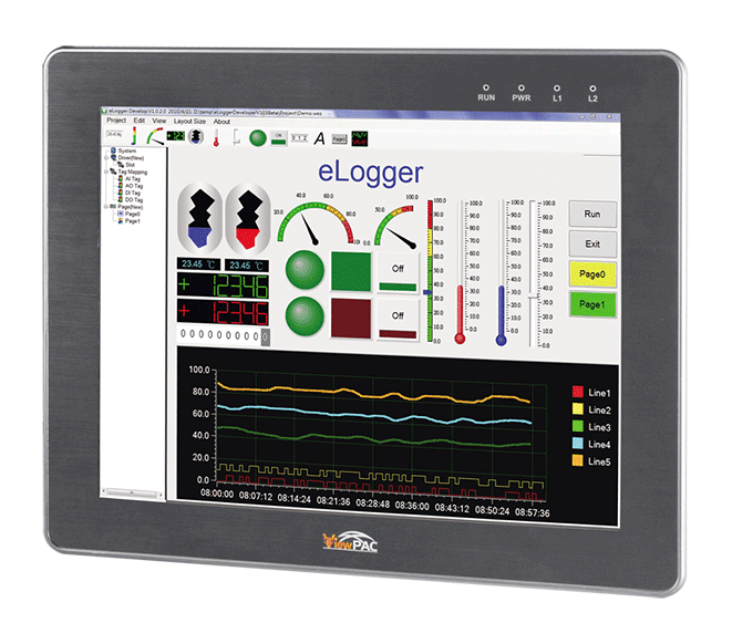 VP-6231-CE7 15" Standard ViewPAC with Cortex-A8 CPU, WinCE 7.0 & 3 I/O Slots
