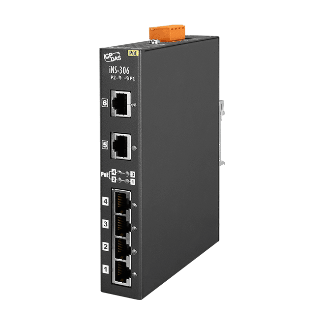 iNS-306 6-port 10/100 Mbps PoE(PSE) IoT Switch