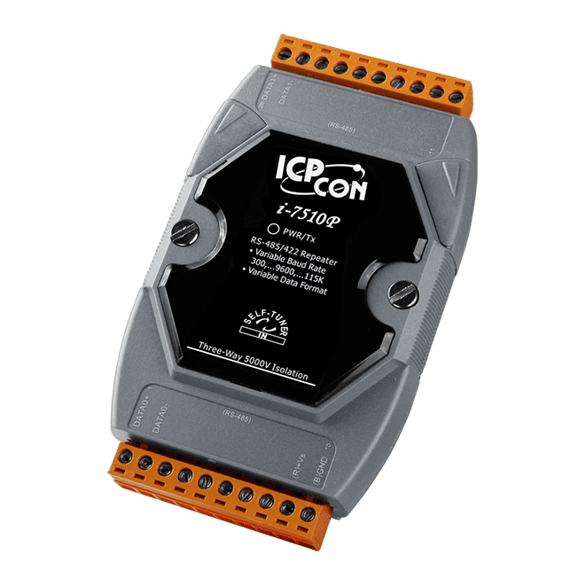I-7510P-G Three Way 5 kV Isolated RS-485 Repeater