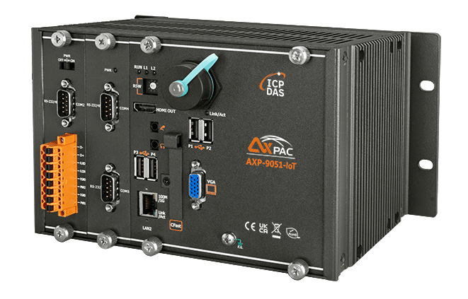 AXP-9051-IoT 1-slot Metal Standard PAC with i5-8365UE CPU and Win10 IoT