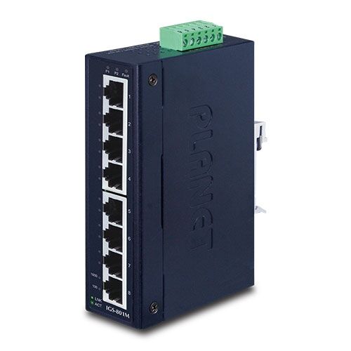 IGS-801M 8-Port 10/100/1000Mbps Managed Industrial Ethernet Switch