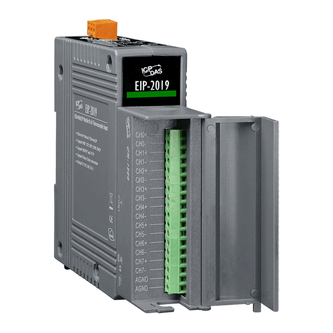 EIP-2019/S EtherNet/IP Module with isolated 8-ch Universal Analog Input