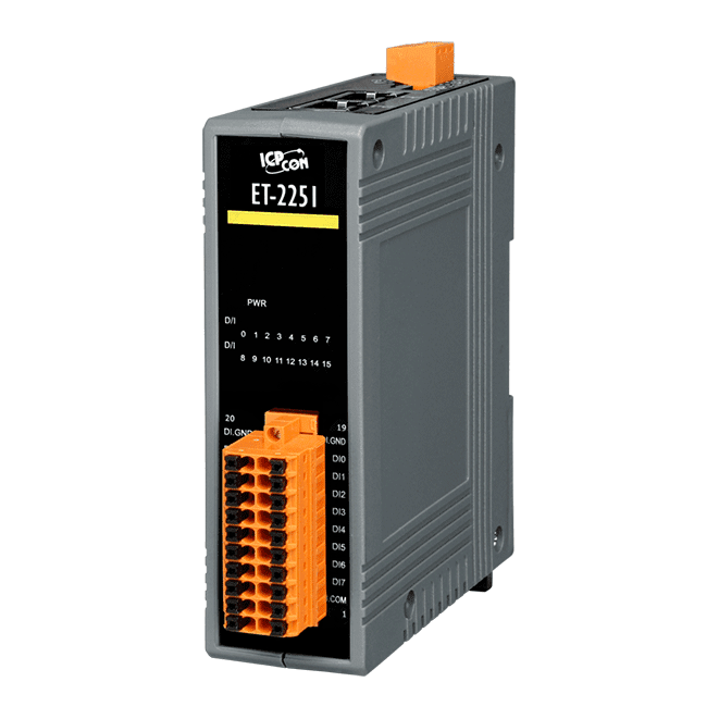 ET-2251 Ethernet I/O Module with 16-ch DI