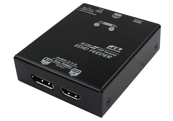 VDDC-462DPM True 4K DisplayPort EDID Feeder With 2 Ports Splitter, DisplatPort & HDMI