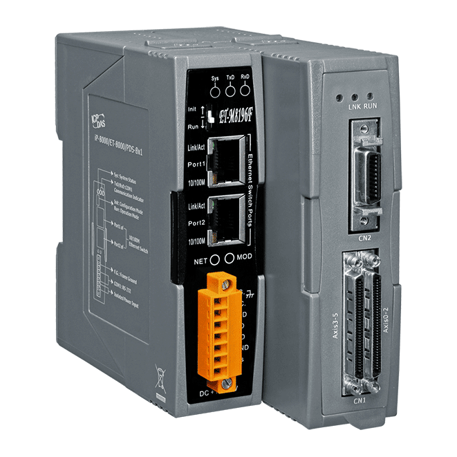 ET-M8196F Ethernet Remote Unit with High-speed 6-axis Motion Control Module