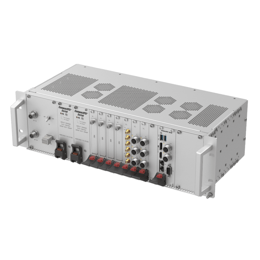 SIGM-U3550/S002-F4 Compact Embedded In-Vehicle PC with Intel Xeon E-2254ME processor & 8*CompactPCI expansion slots