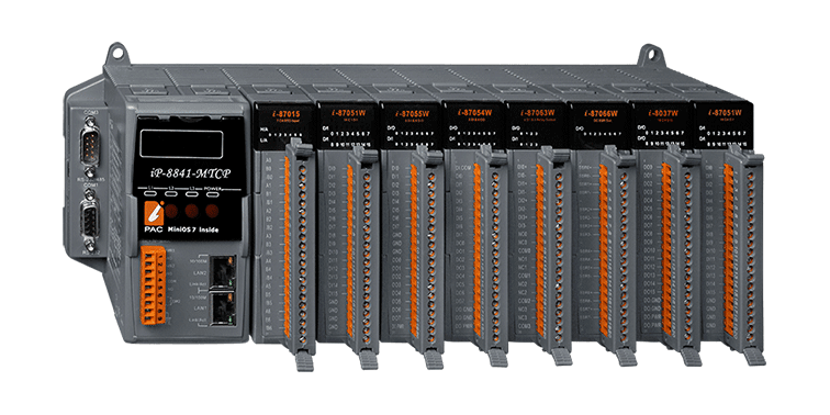 iP-8841-MTCP 8-slot Modbus TCP I/O Expansion Unit (Modbus TCP Protocol)
