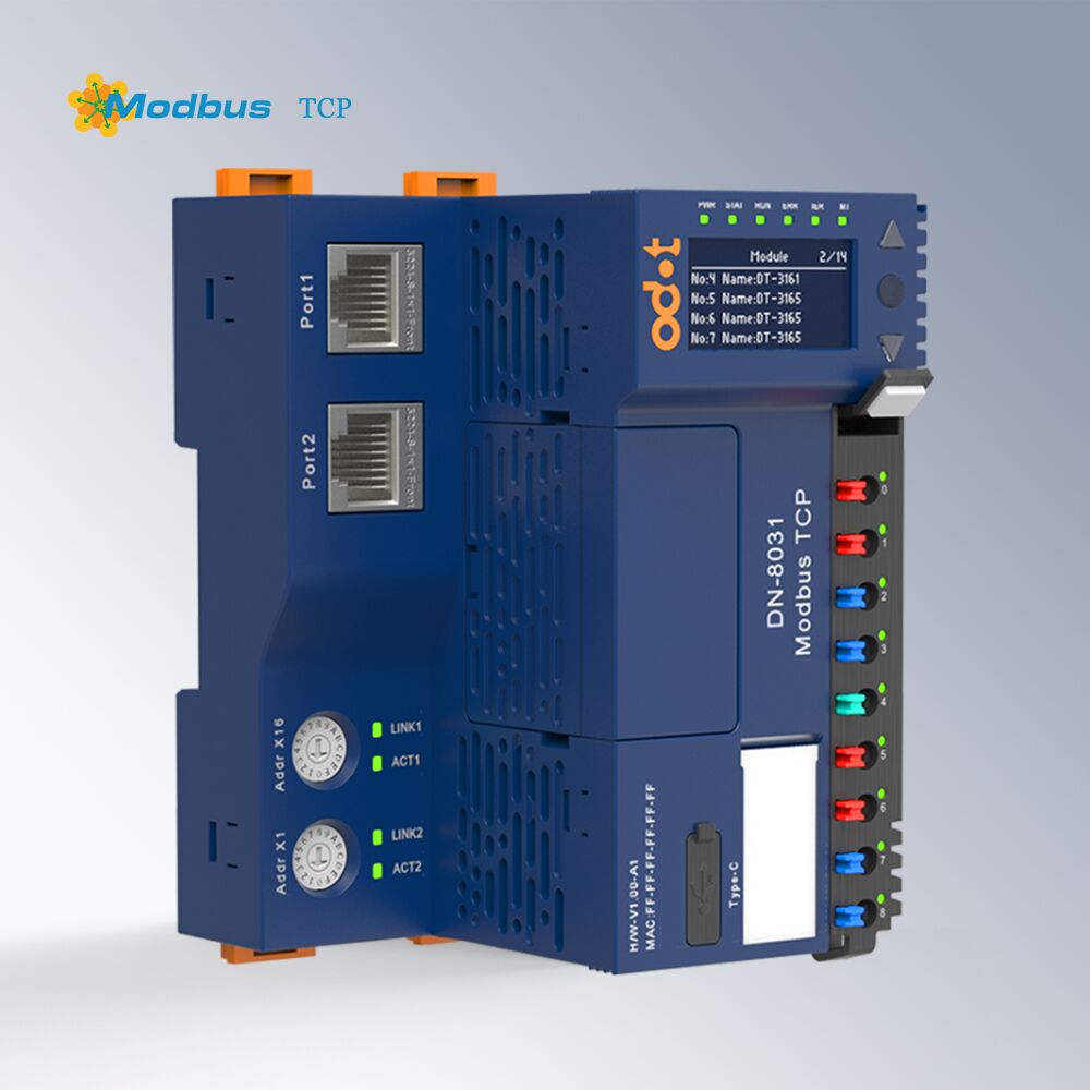 ODOT DN-8031 Modbus TCP Network Adapter with Dual Network Port Switch